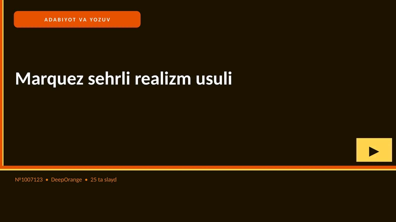 ADABIYOT VA YOZUV