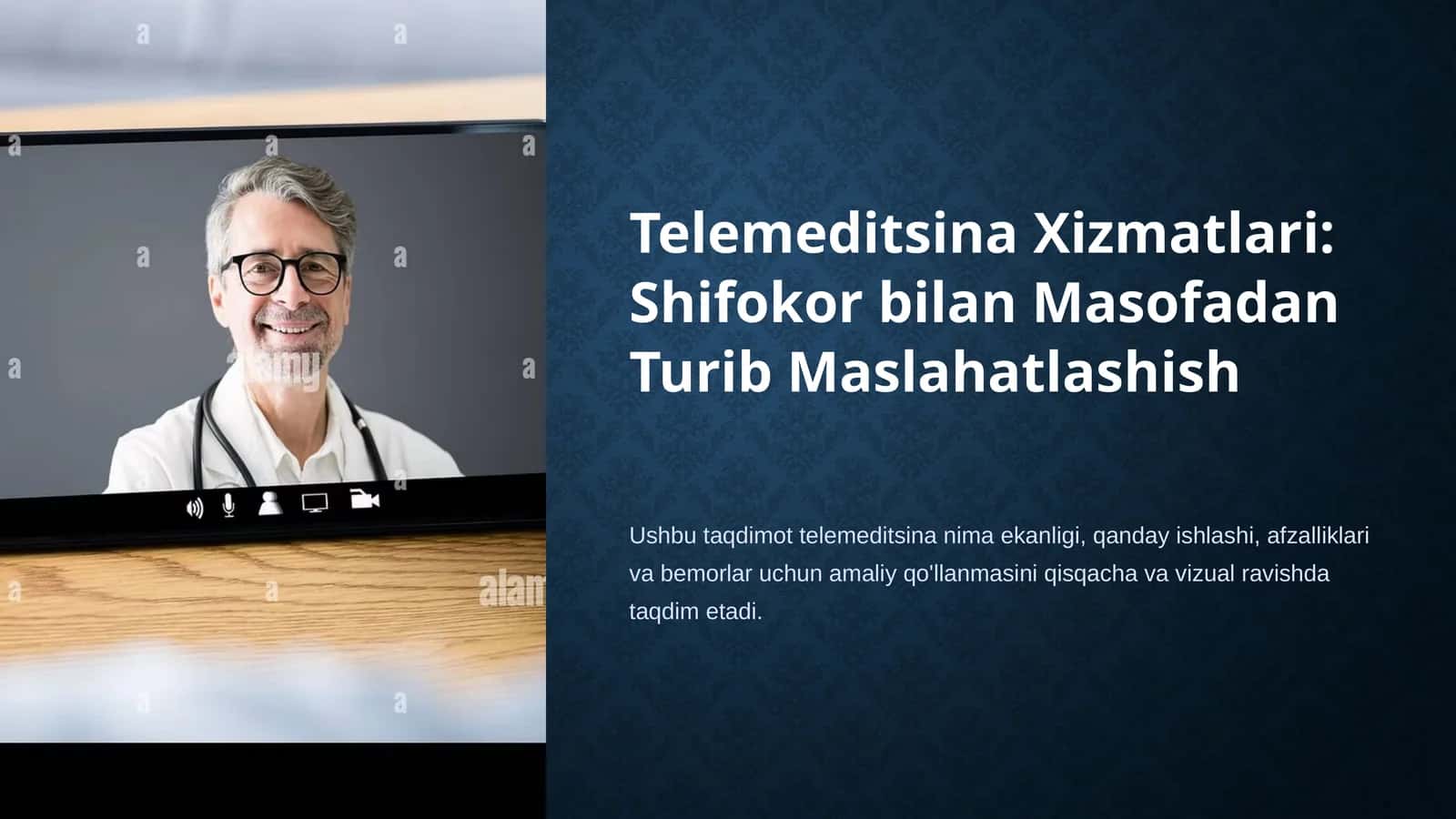 Telemeditsina Xizmatlari: Shifokor bilan Masofadan Turib Maslahatlashish