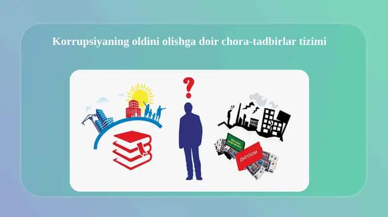 Korrupsiyaning oldini olishga doir chora-tadbirlar tizimi
