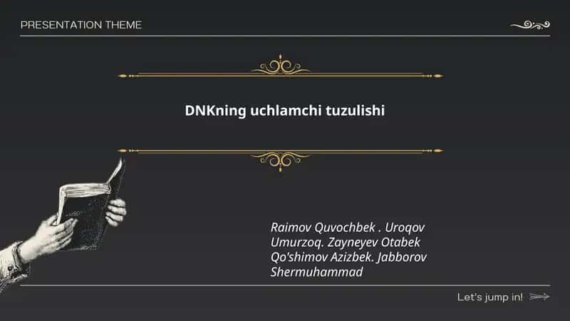 DNKning uchlamchi tuzulishi