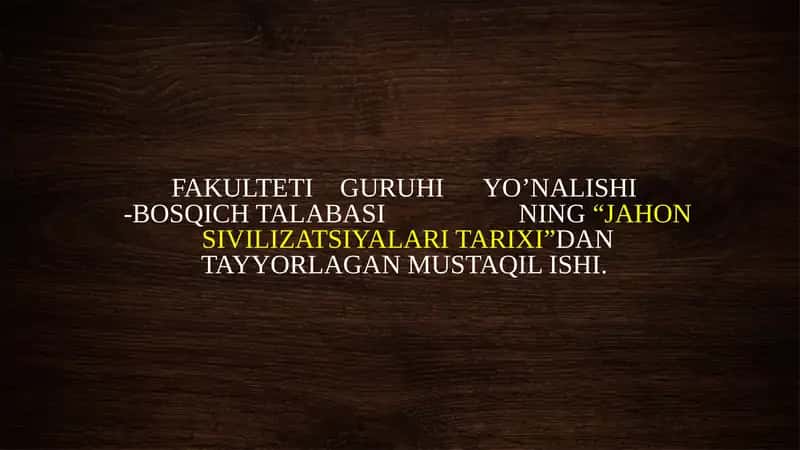 Hindistonning dastlabki madaniyat markazlari