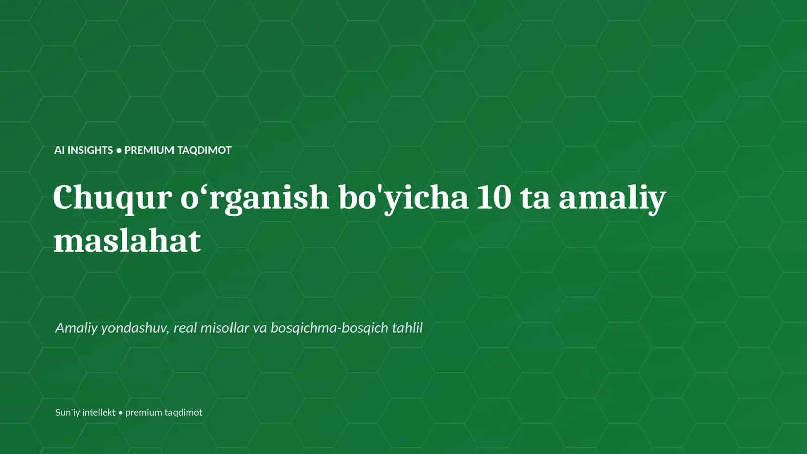 PREMIUM TAQDIMOT