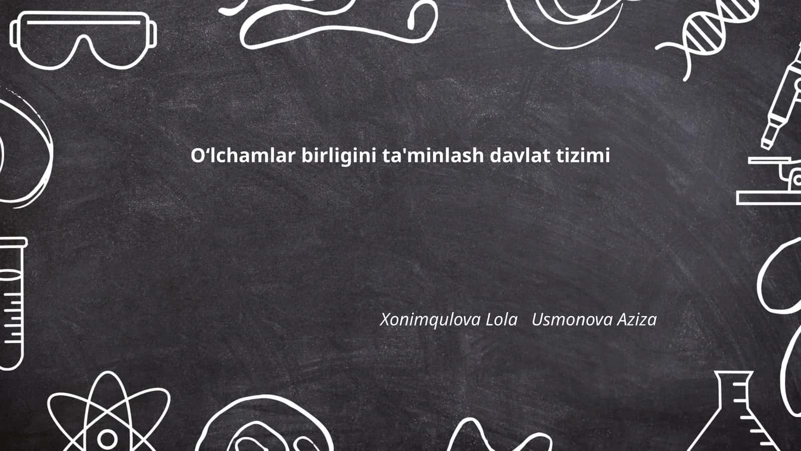Oʻlchamlar birligini ta'minlash davlat tizimi