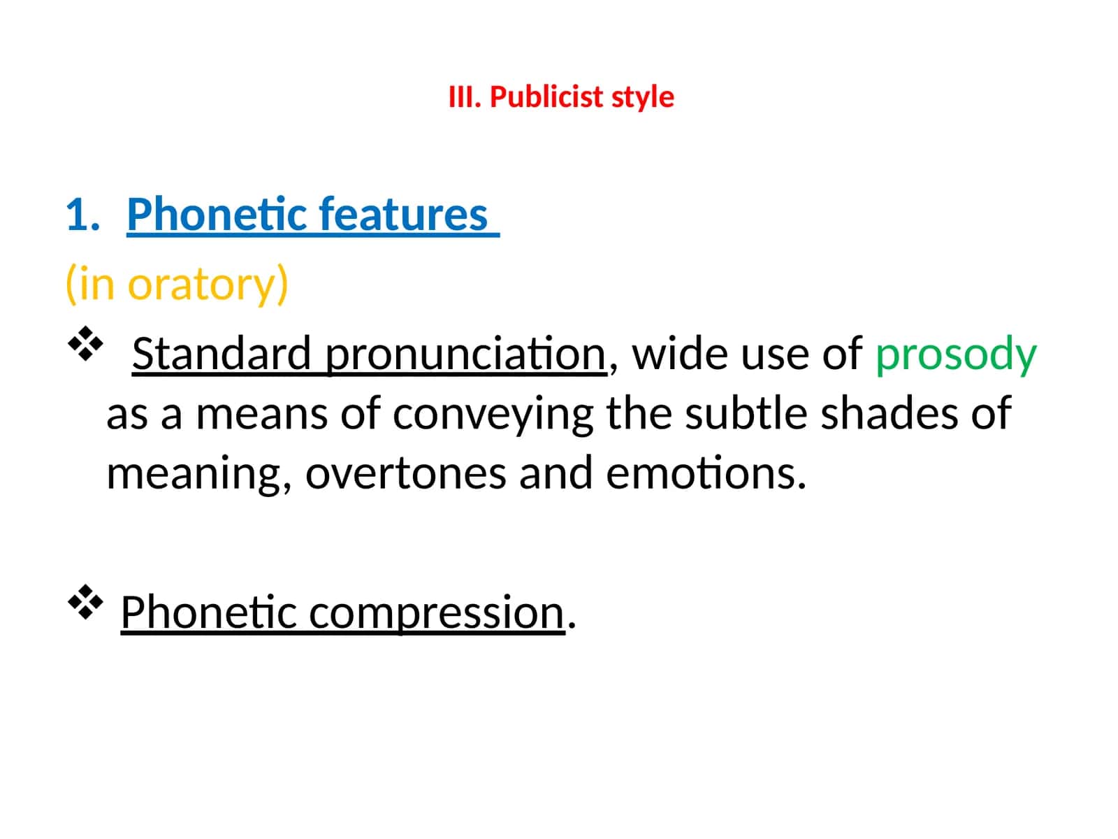 III.Publiciststyle