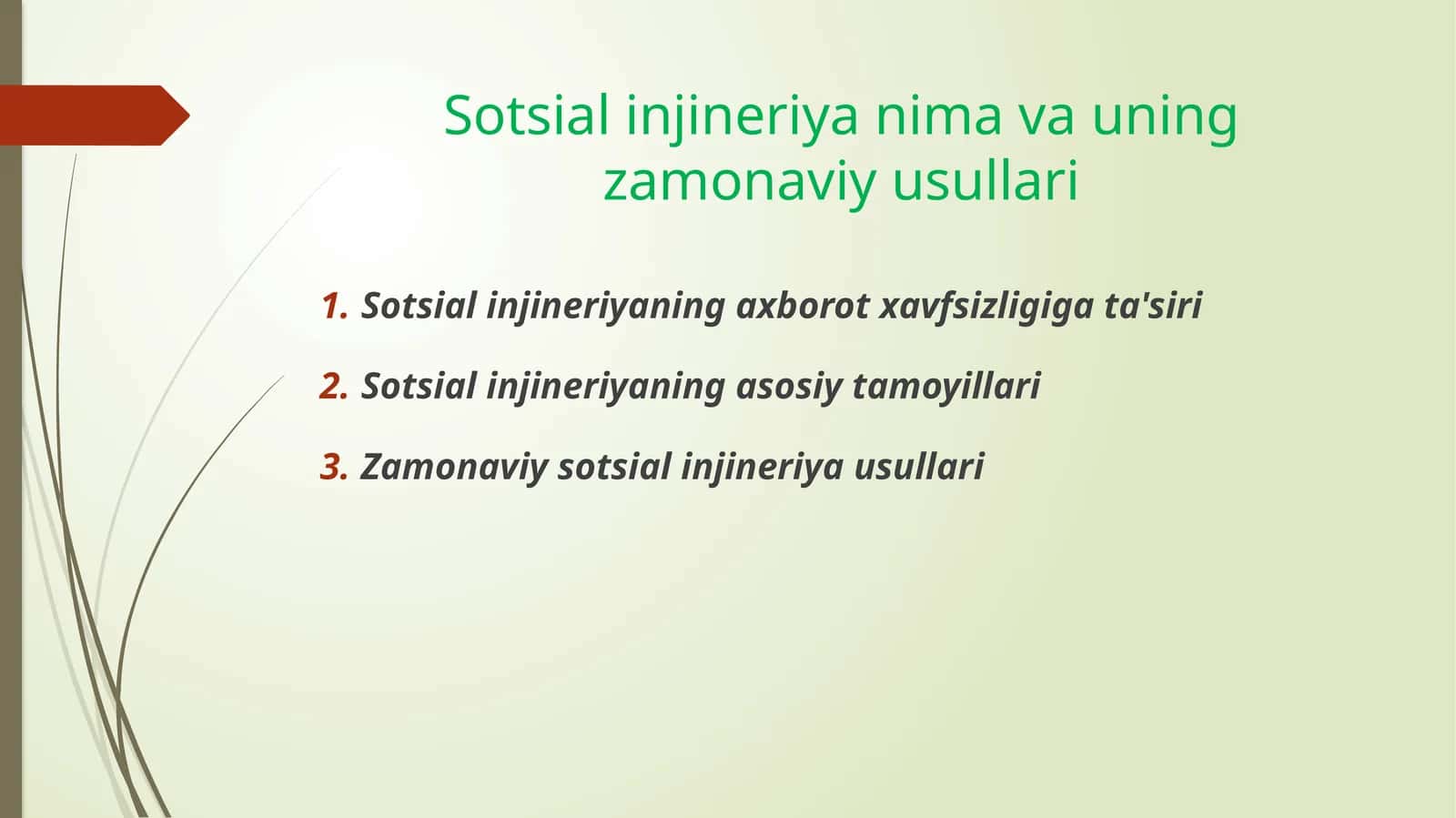 Sotsial injineriya nima va uning zamonaviy usullari