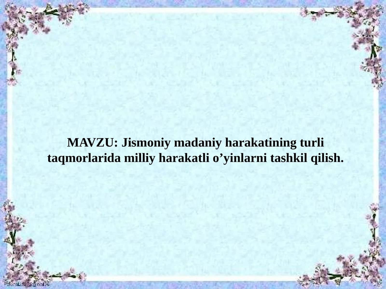 Jismoniymadaniyharakatining turlitaqmorlari