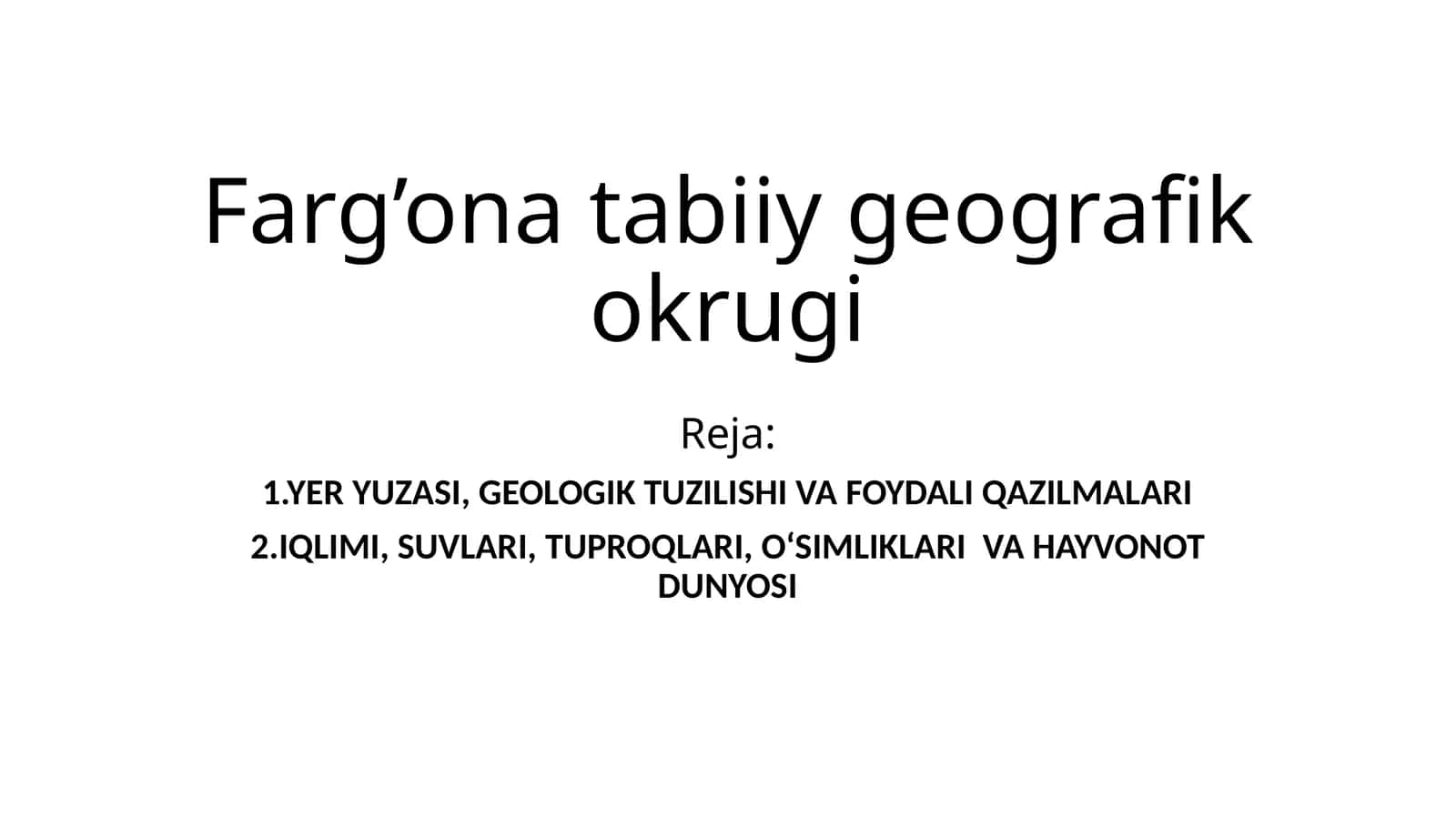 Farg’ona tabiiy geografik okrugi