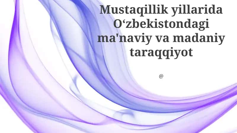 Madaniy Uyg'onish: San'at va Adabiyot