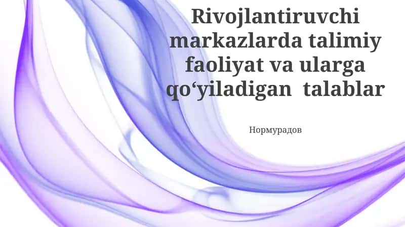 Individualizatsiyalashtirilgan Ta'lim Dasturlari (ITD)