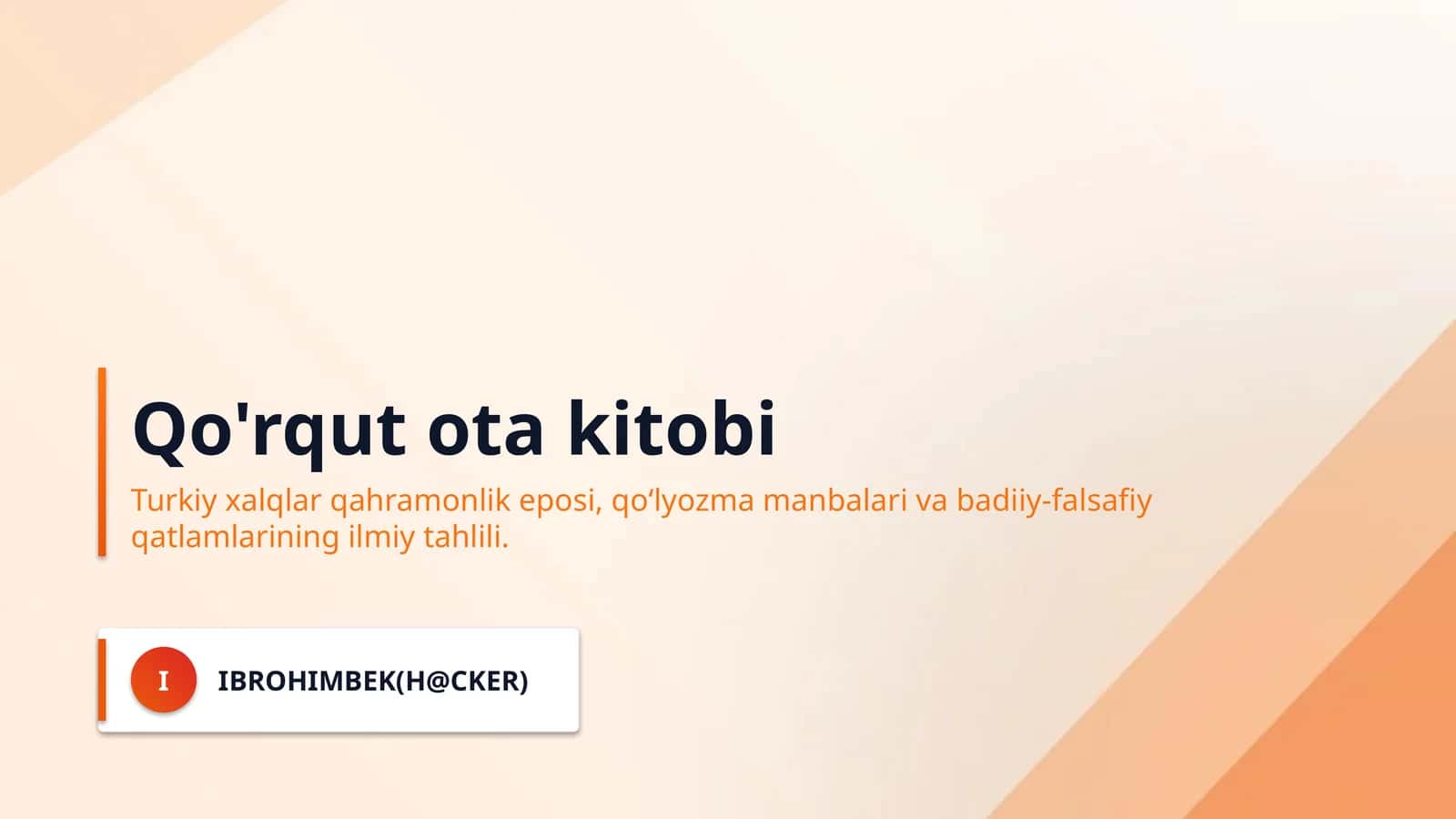 Qo'rqut ota kitobi
