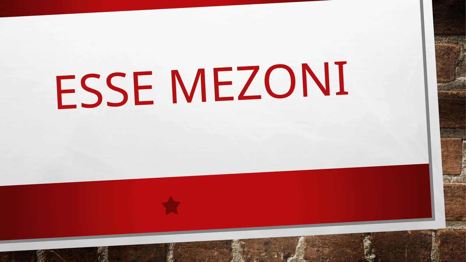 ESSE MEZONI
