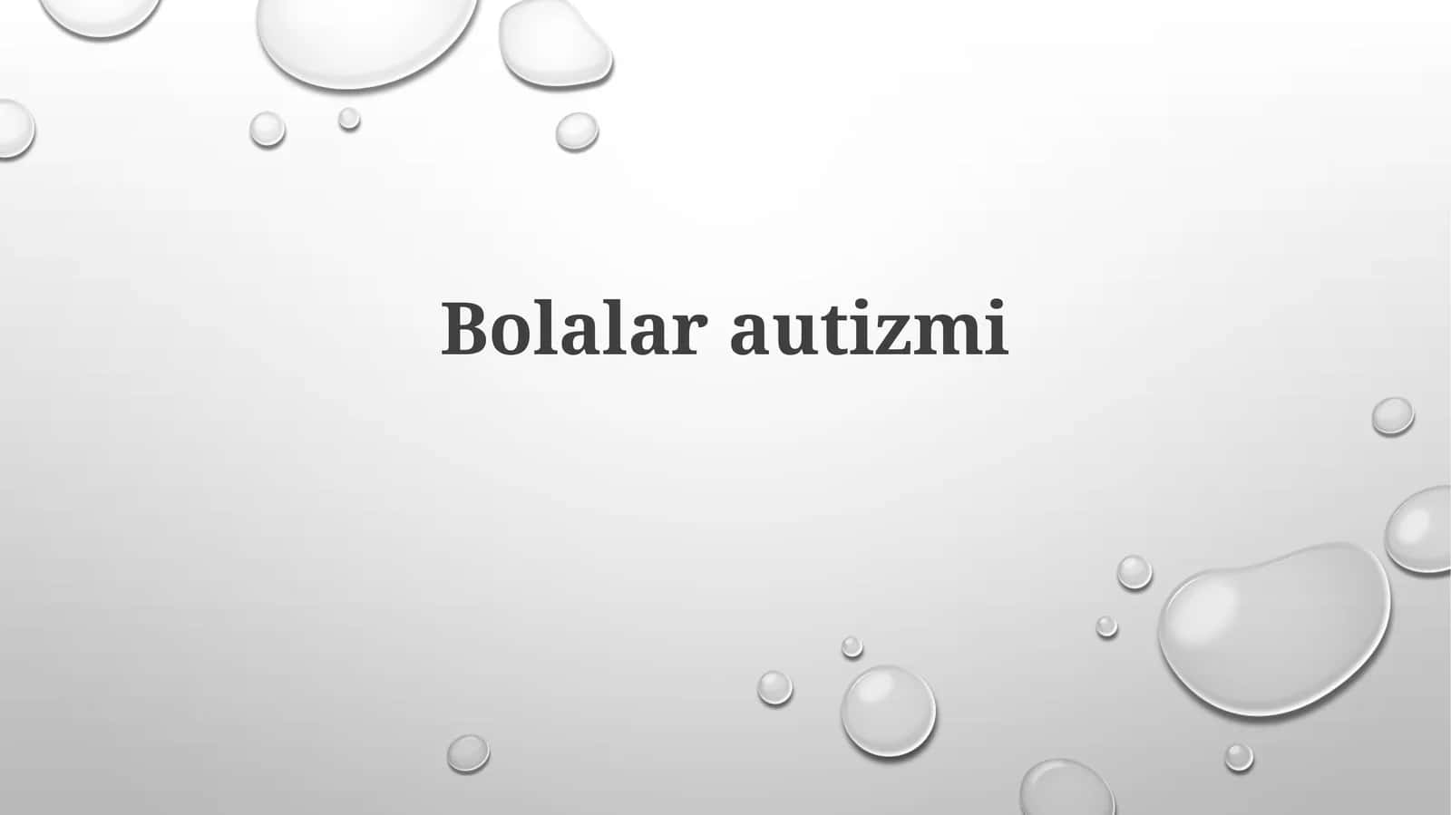 Bolalarautizmi