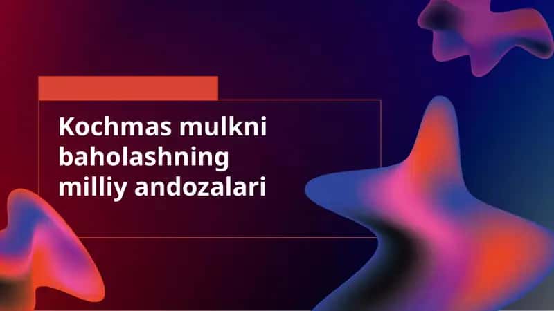 Kochmas mulkni baholashning milliy andozalari