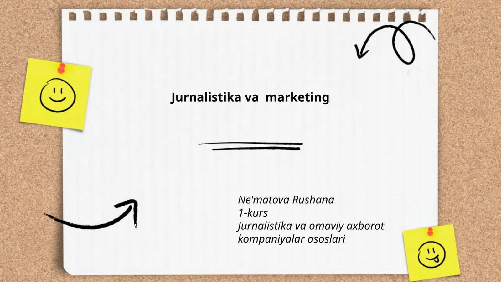 Jurnalistika va marketing