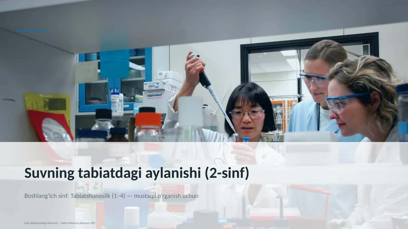 Suvning tabiatdagi aylanishi (2-sinf)