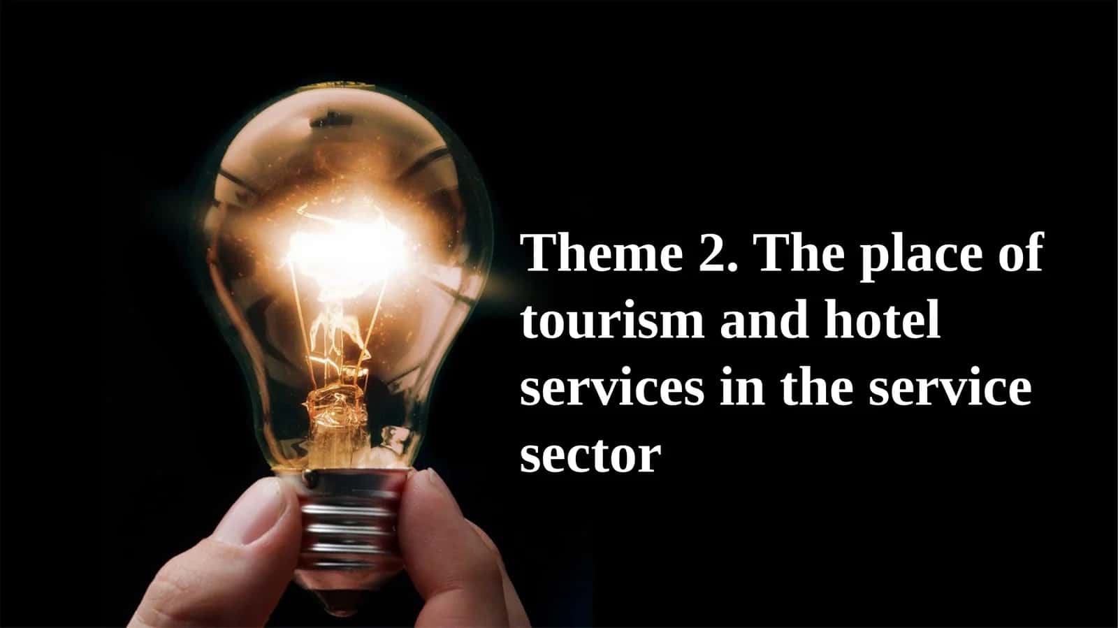 Features of development of tourism services