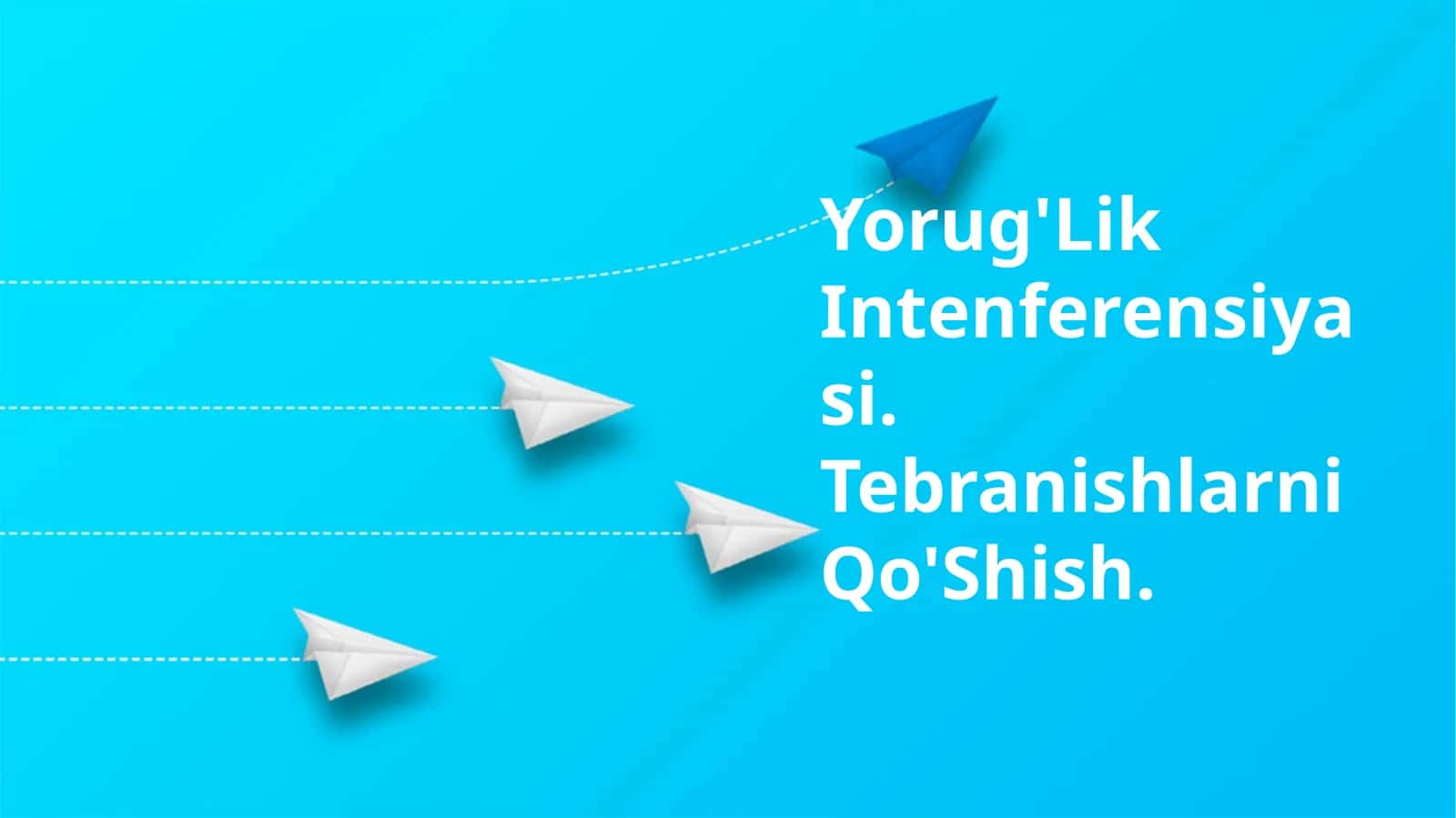 Yorug'Lik Intenferensiyasi. Tebranishlarni Qo'Shish