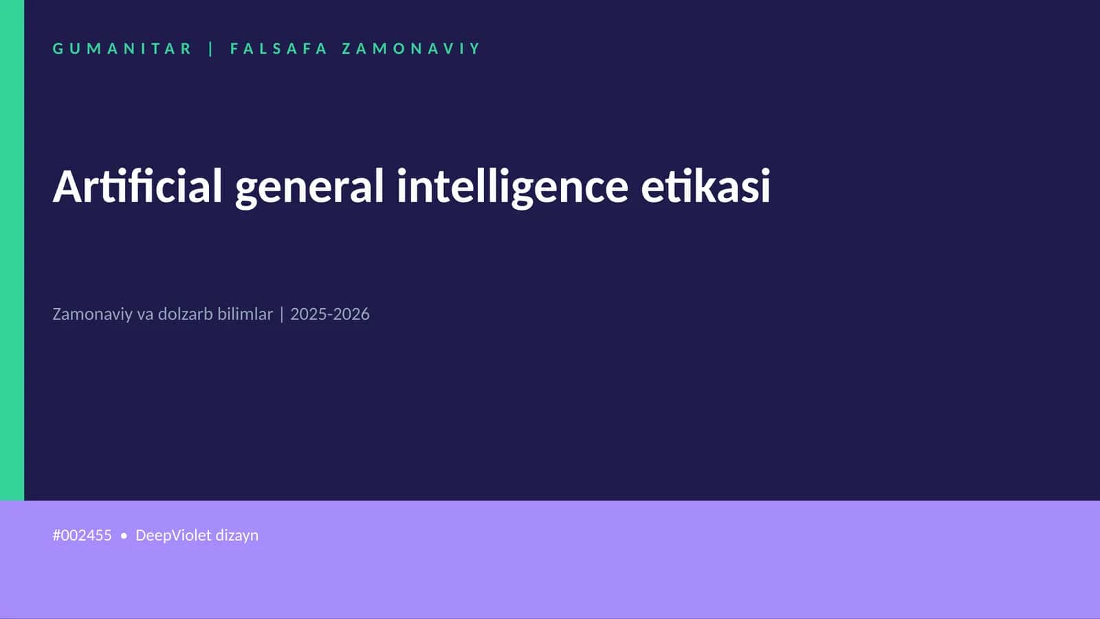 Artificial general intelligence etikasi