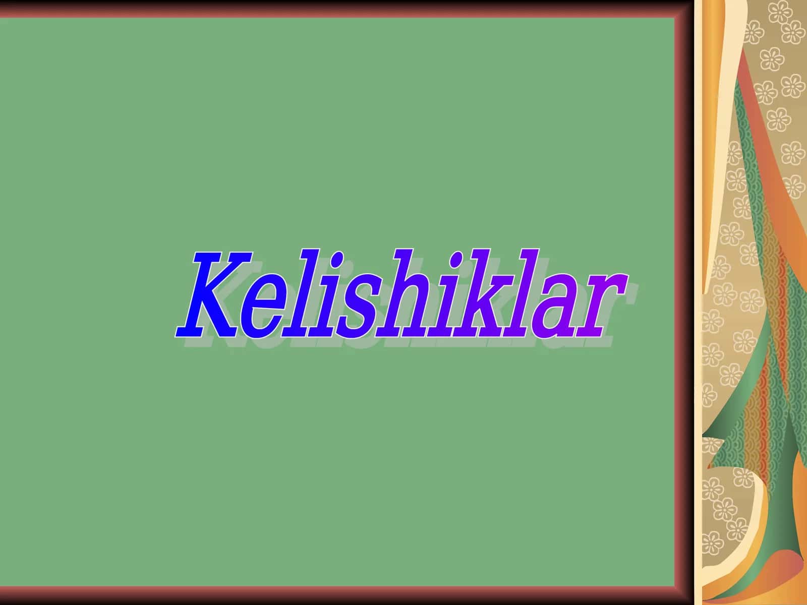 Kelishiklar