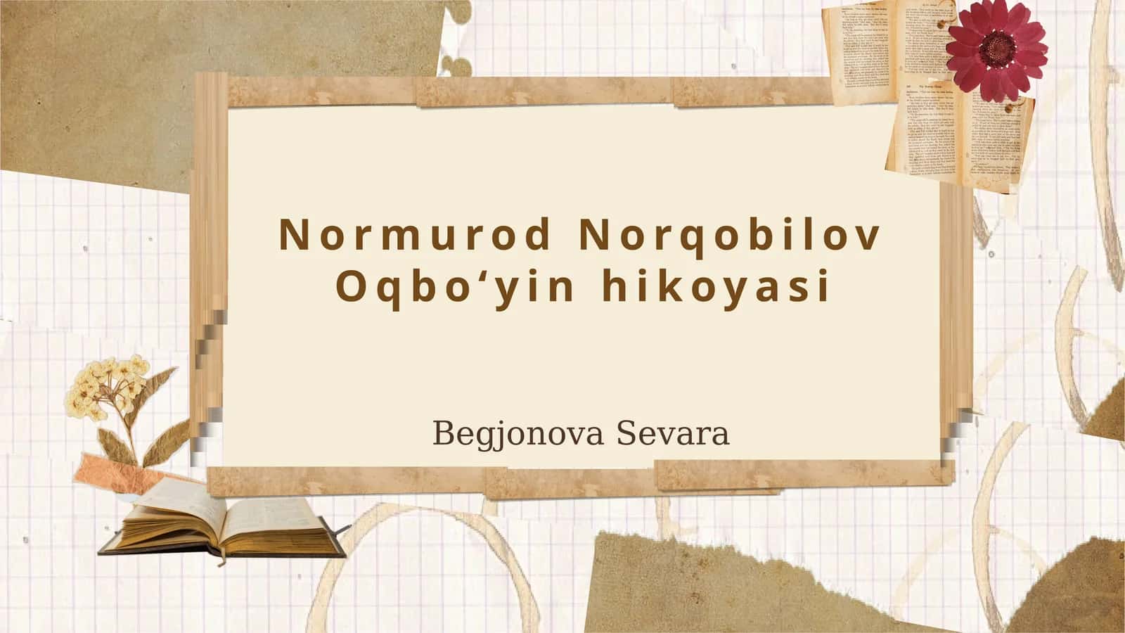 Normurod Norqobilov Oqboʻyin hikoyasi