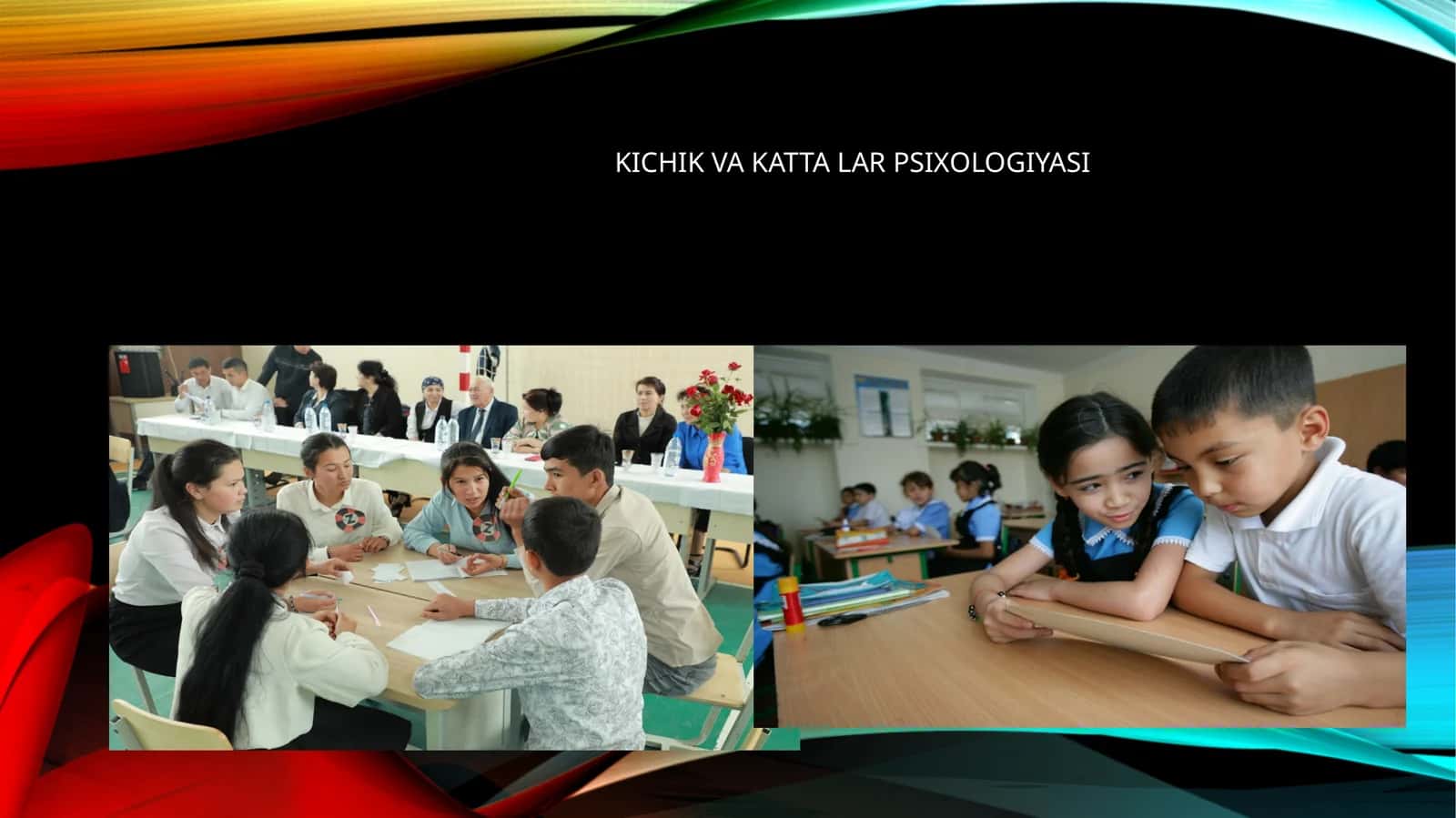 KICHIK VA KATTA LAR PSIXОLOGIYASI