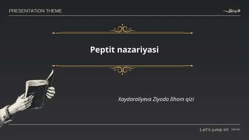 Peptit nazariyasi