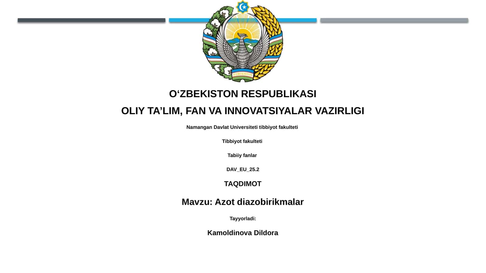 Azot diazobirikmalar