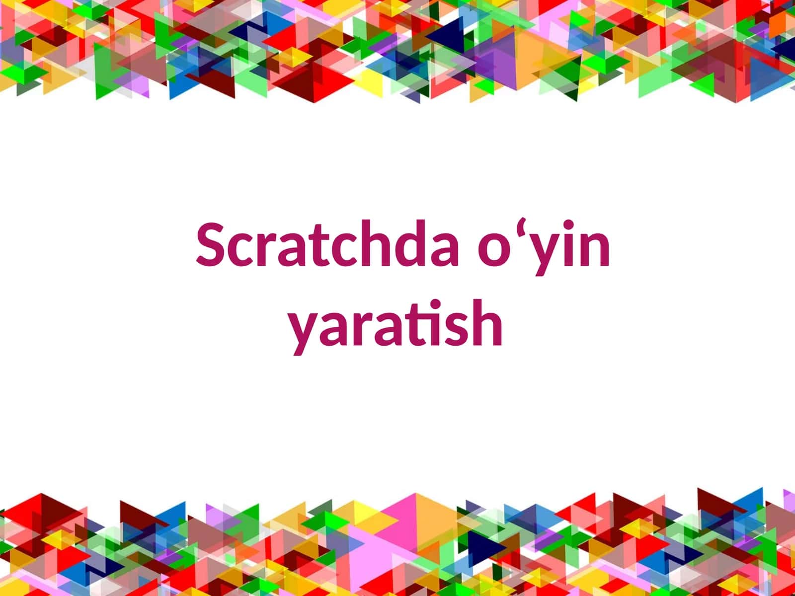 Scratch dasturi