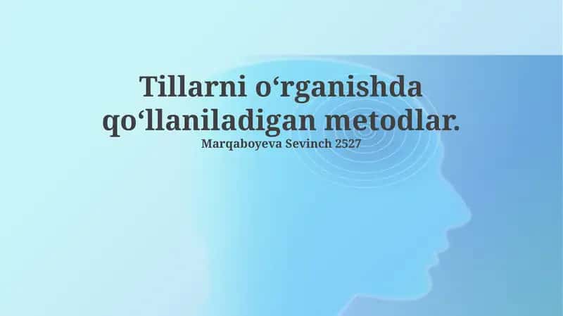 Marqaboyeva Sevinch 2527