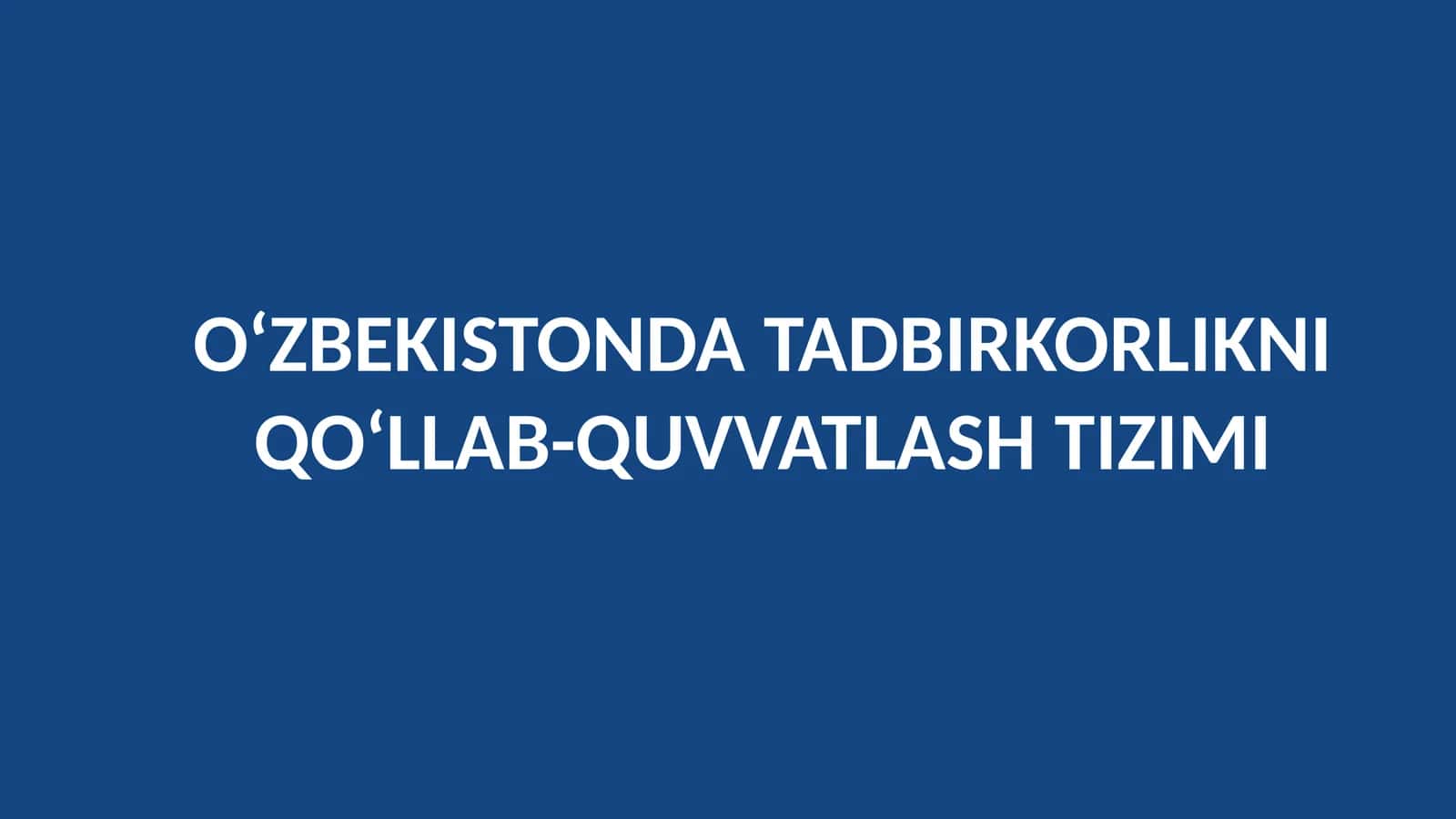 O‘ZBEKISTON DAVLATI DAVLAT BAJARILARINI TA'TMINLASH TIZIMI