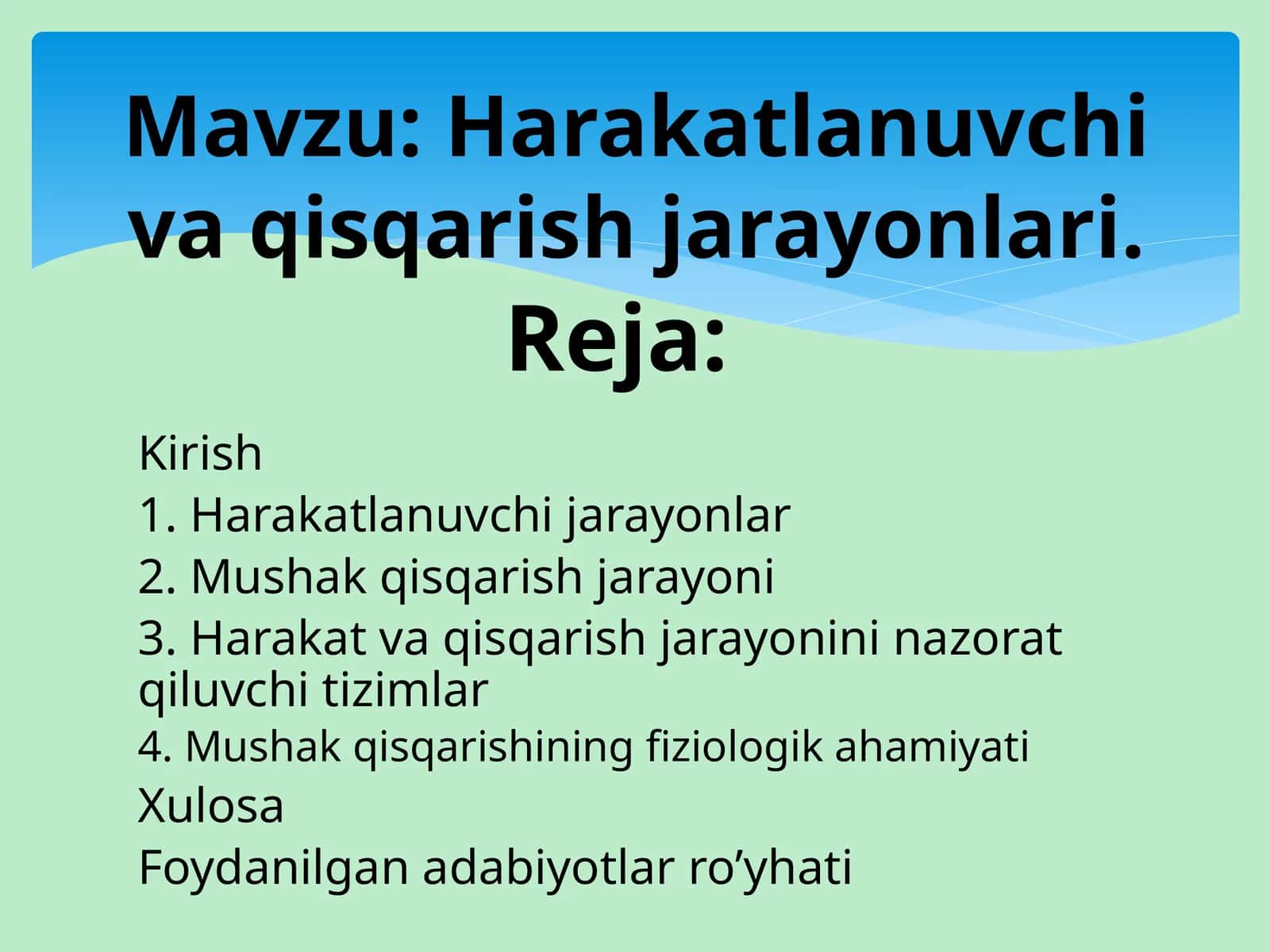 Harakatlanuvchivaqisqarishjarayonlari