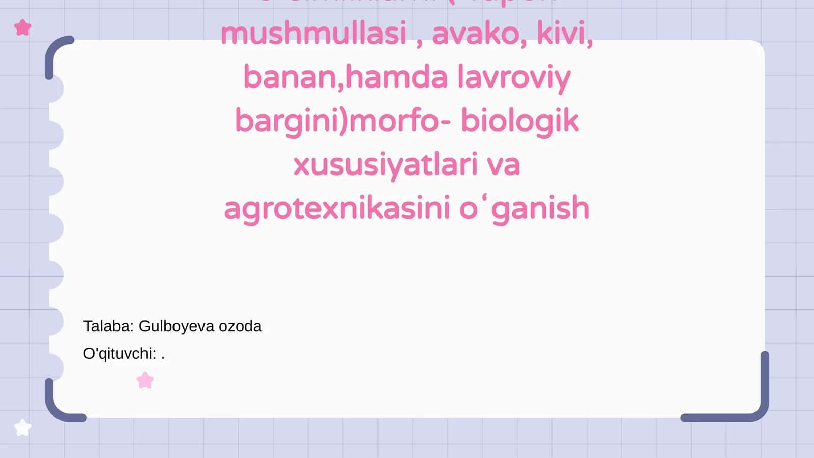 Keng tarqalgan noyob subtropik oʻsimliklar
