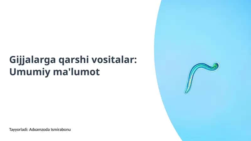 Gijjalarga qarshi vositalar: Umumiy ma'lumot