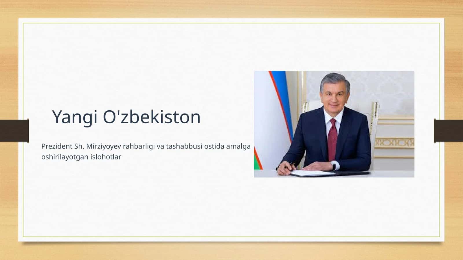 Yangi O'zbekiston