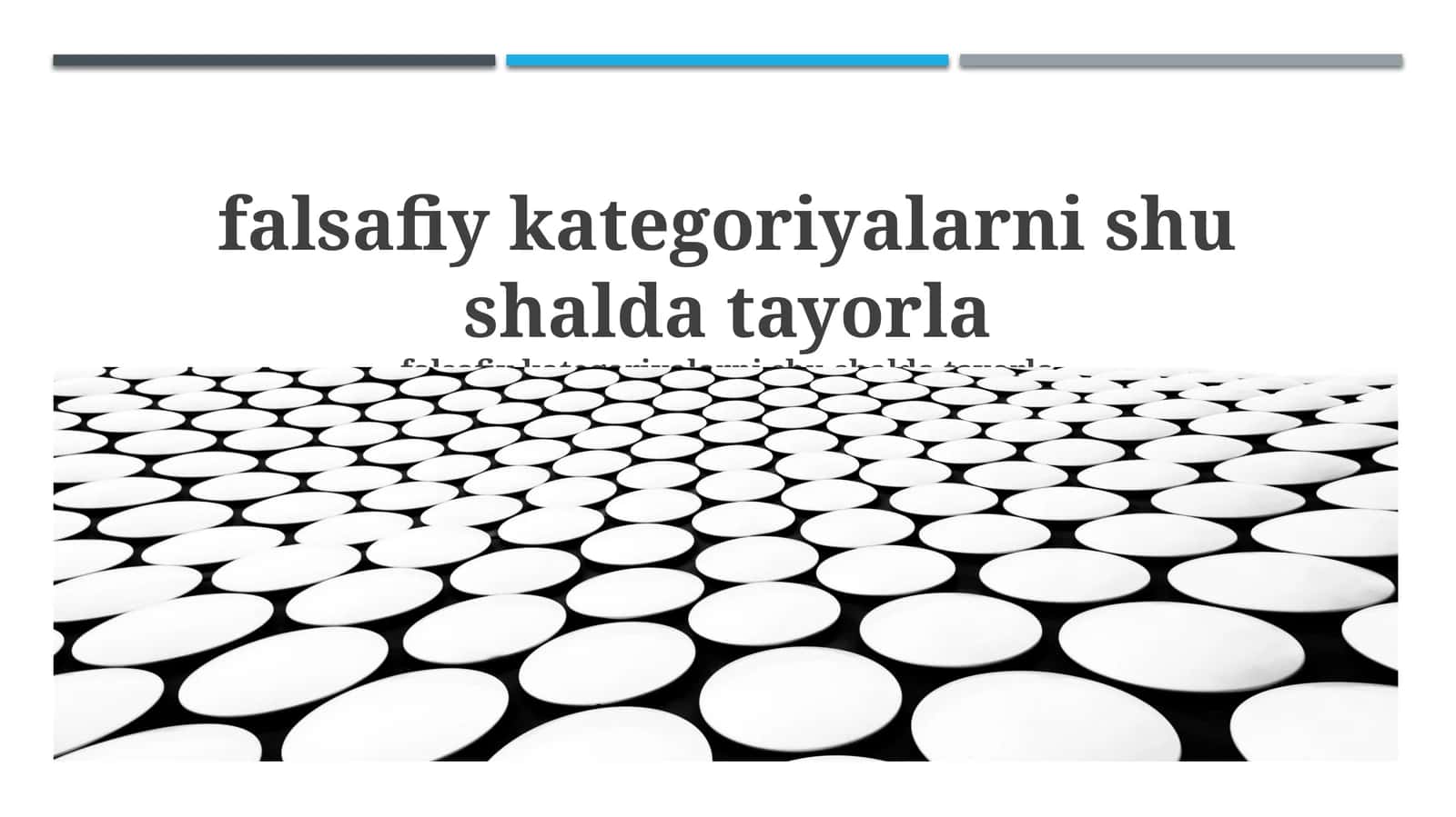 Falsafiy juft kategoriyalar mohiyati