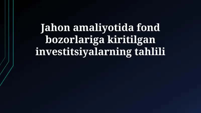 Investitsiya tahlili