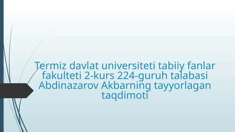 Xordalilarning muhim belgilari va ularning biologik ahamiyati.