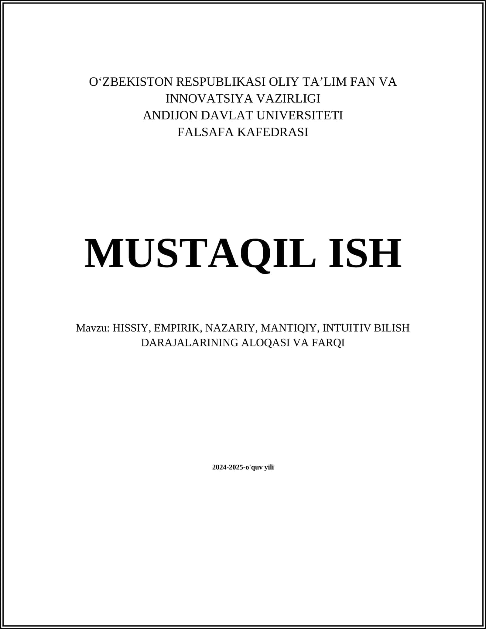 Hissiy bilish darajasi (Emotional Intelligence)