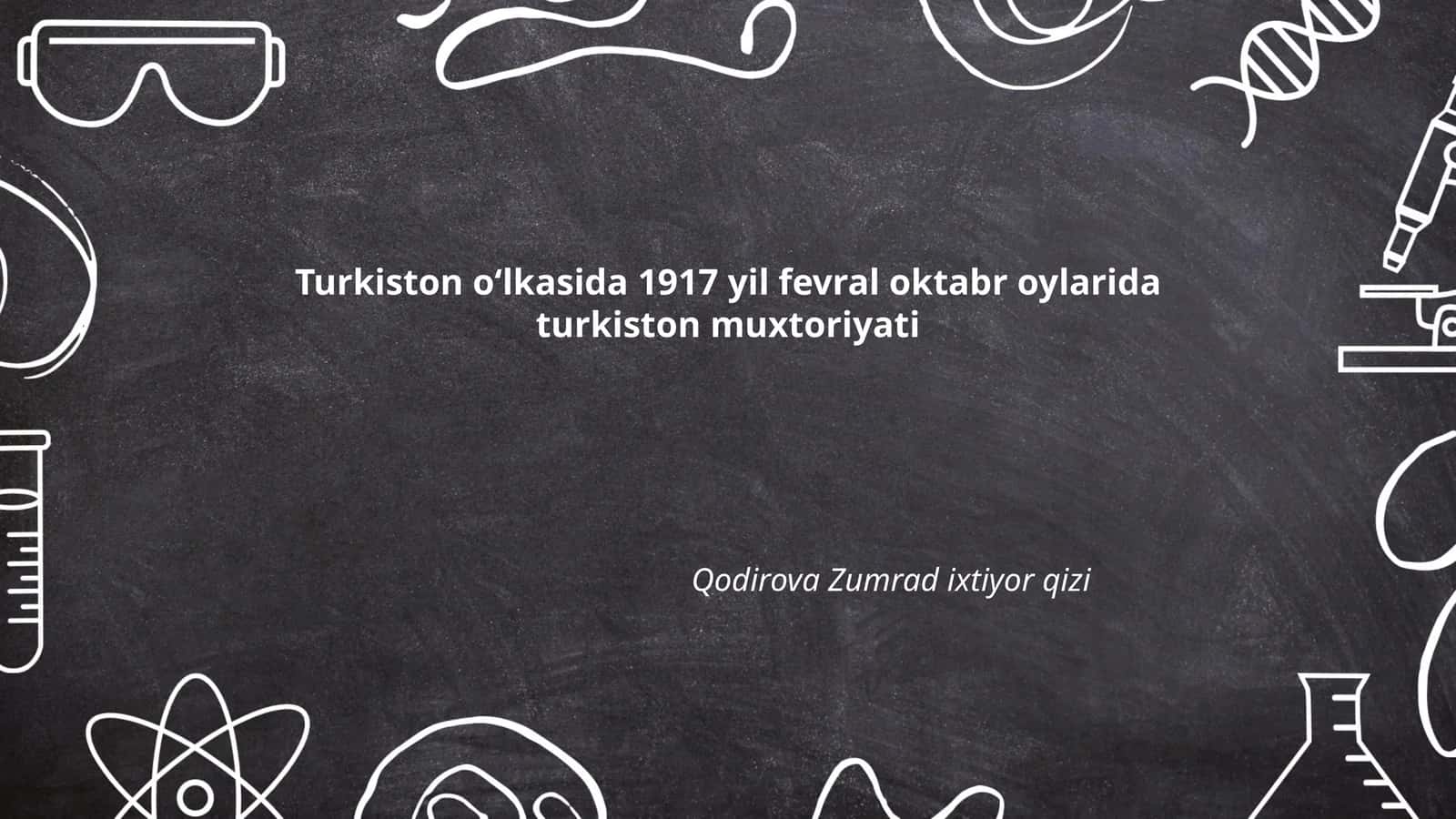 Turkiston muxtoriyati