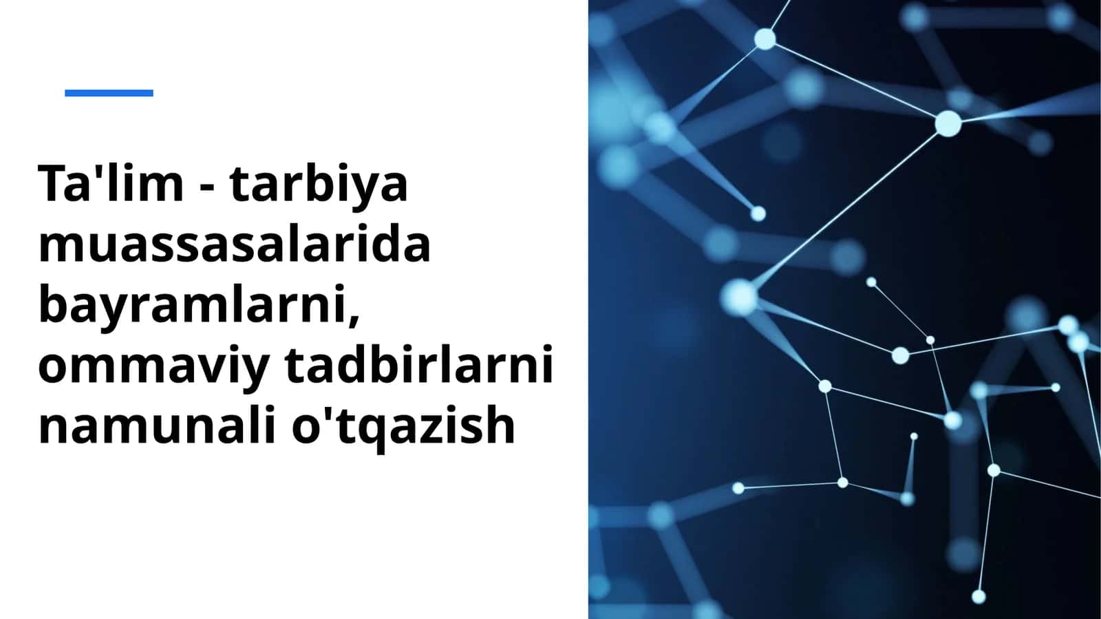 Muassasa bayram tadbirlari