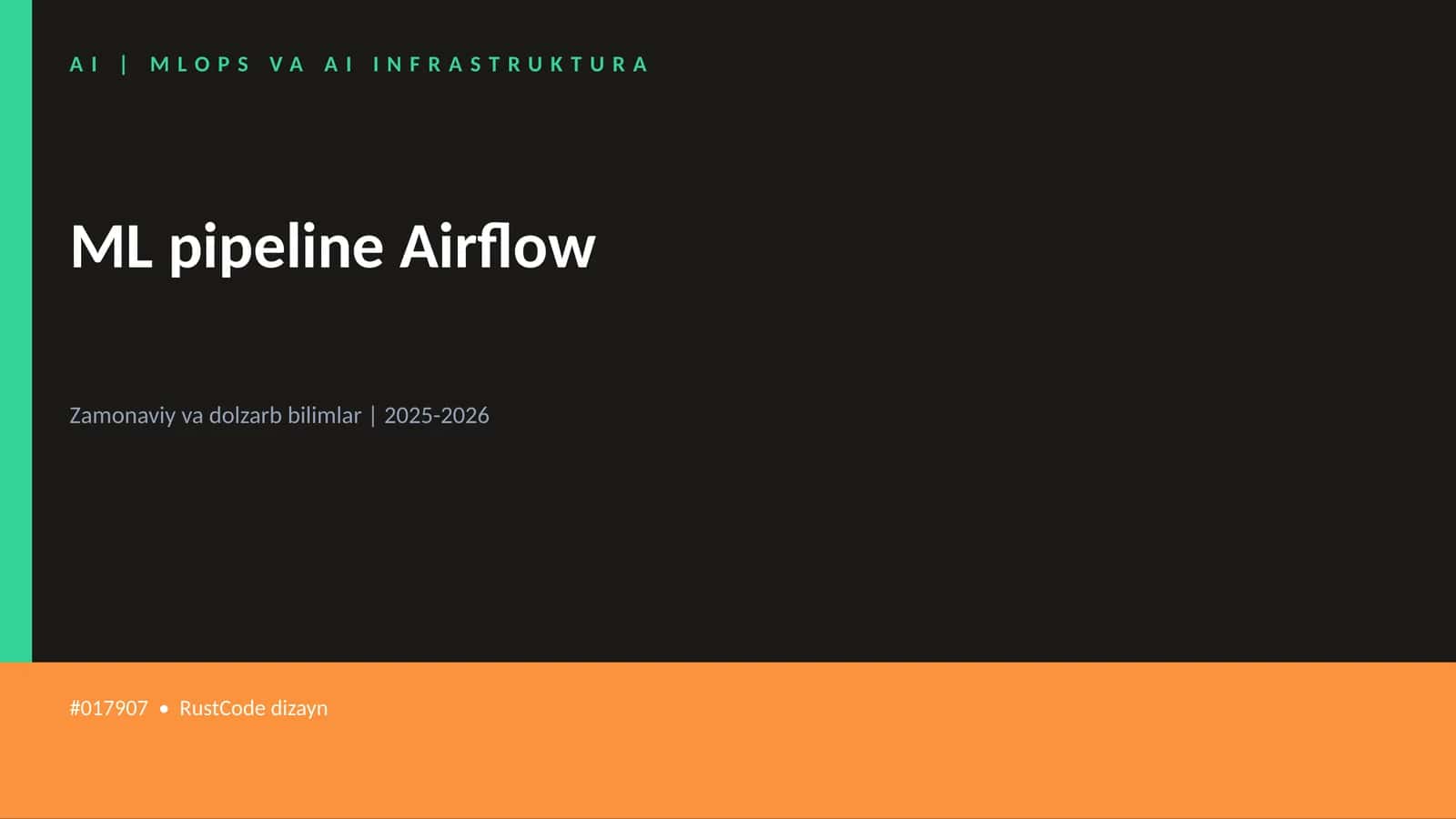 ML pipeline Airflow