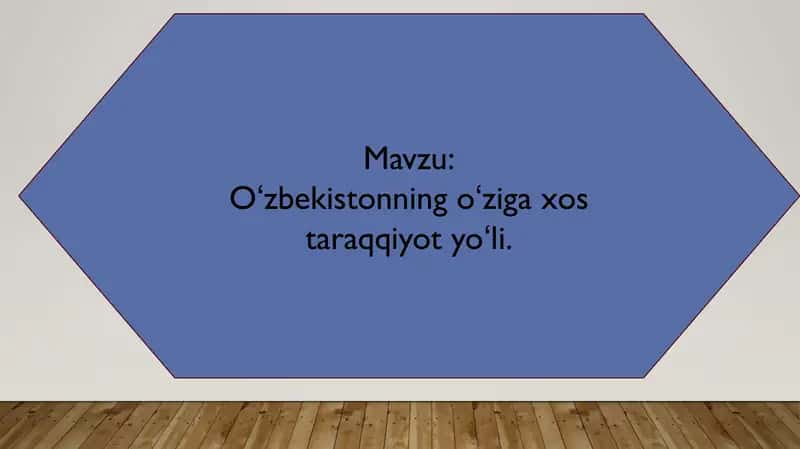 O‘zbek modeli