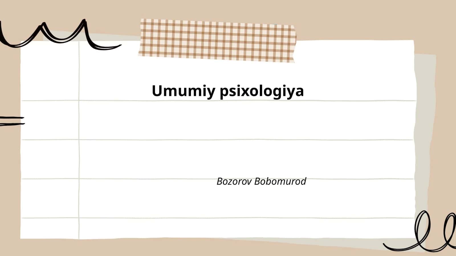 Psixologiya tarixi