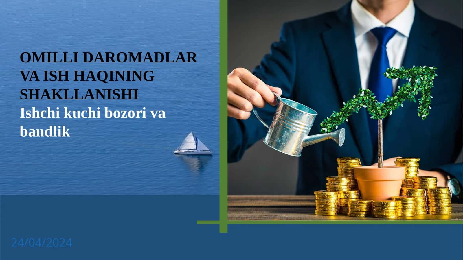 OMILLI DAROMADLAR VA ISH HAQINING SHAKLLANISHI