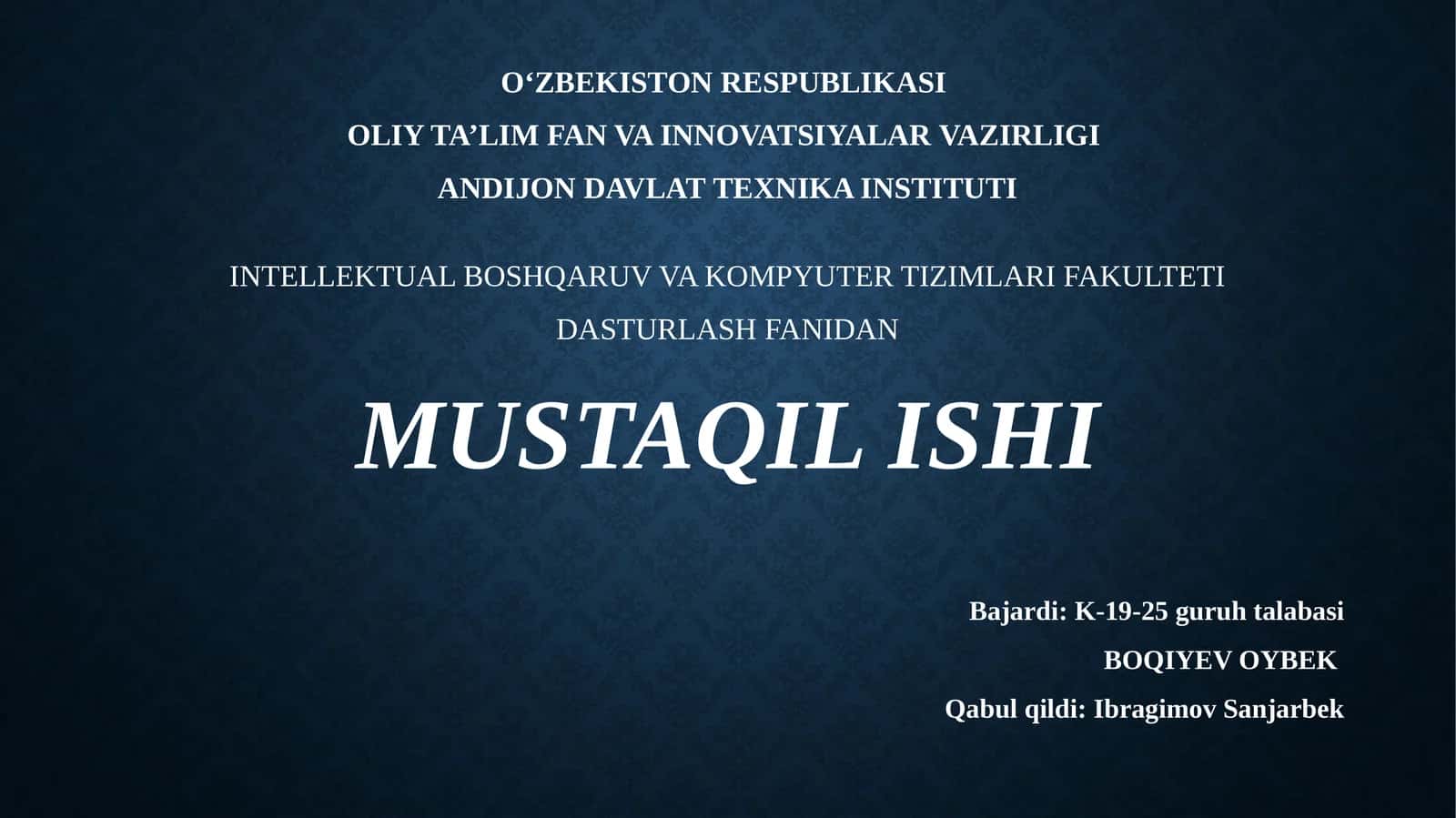 Kontaktlar tizimi