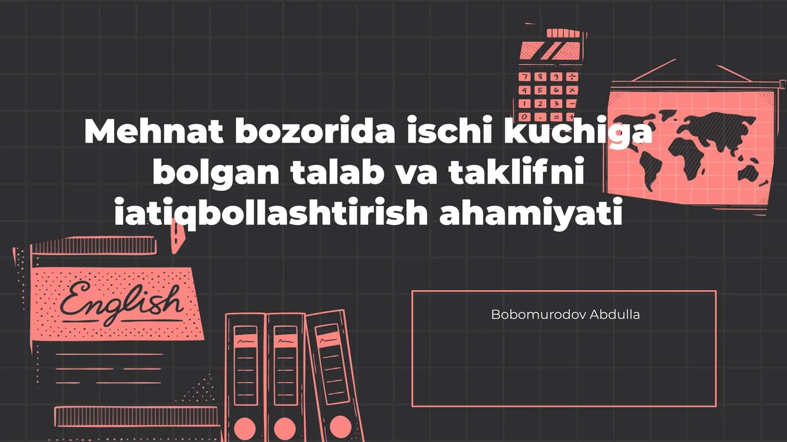 Mehnat bozorida ischi kuchiga bolgan talab va taklifni iatiqbollashtirish ahamiyati