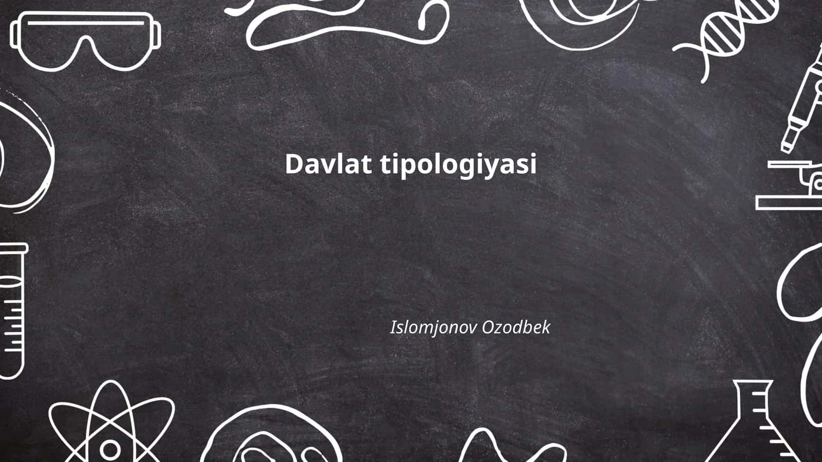 Davlat tipologiyasi