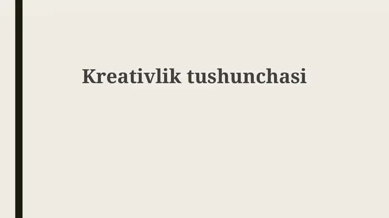 Ijodkorlik