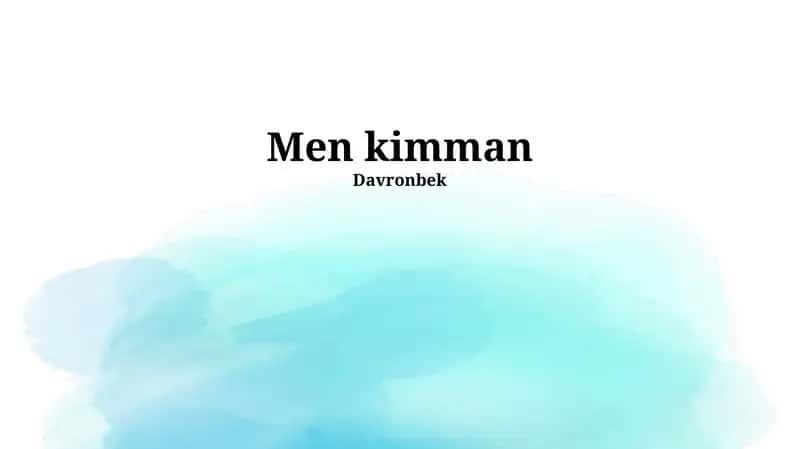 Men kimman