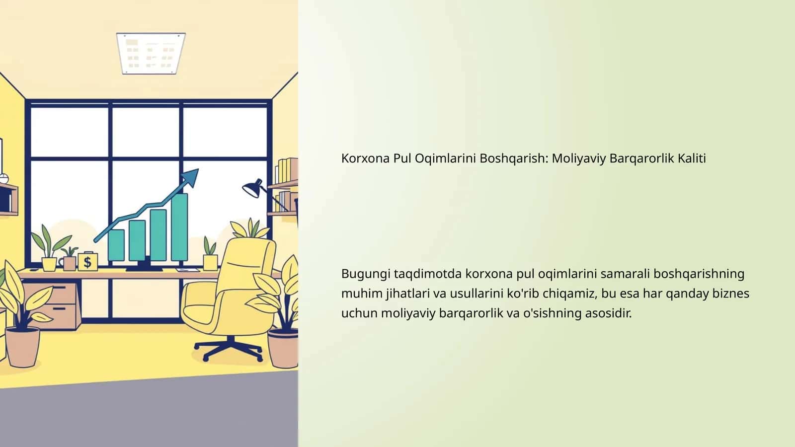 Korxona Pul Oqimlarini Boshqarish: Moliyaviy Barqarorlik Kaliti